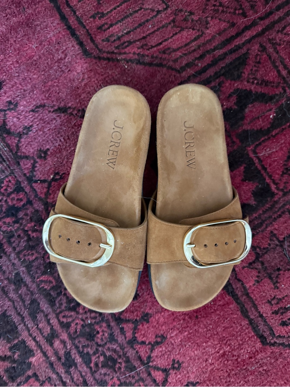 J Crew suede sandals